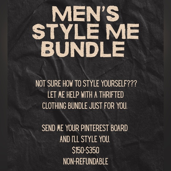 Men's Style Me Bundle - Personalized Fashion Service